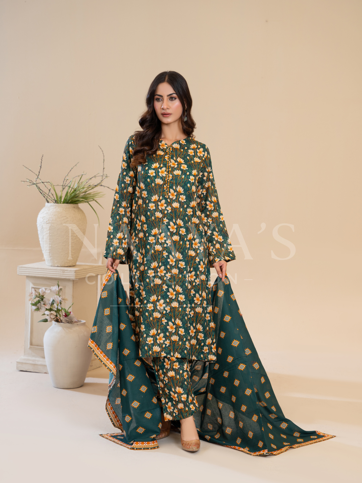 Mahrosh – Garden Bloom (3- Piece)