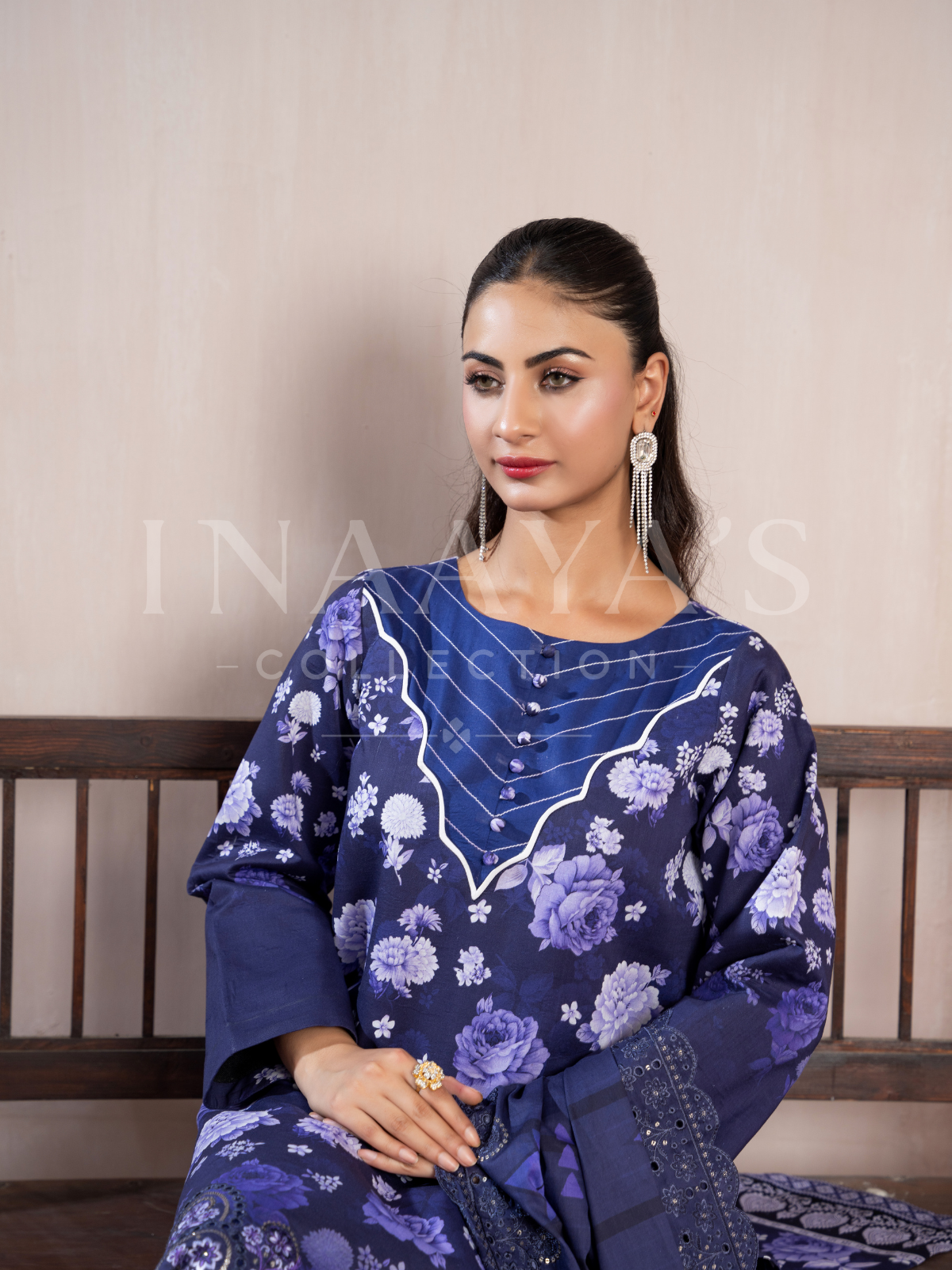 Zarmina - Bloom Symphony (3-peice) Stitched ,Cutwork & Embroidered