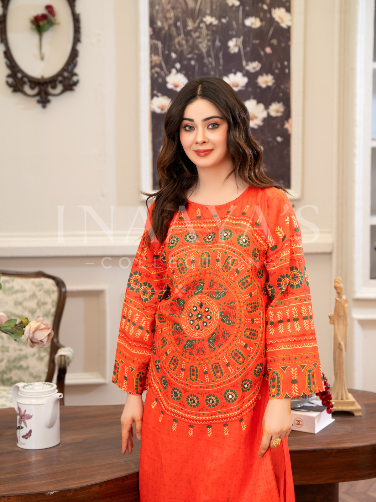 Hina – Sunlit Mandala Orange Edition